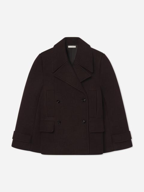 GUCCI Double Faced Wool Peacoat