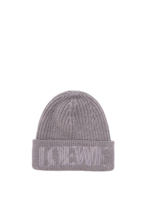 Loewe Women `Loewe` Beanie In Wool