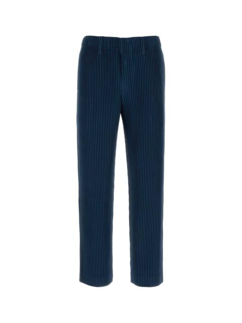 ISSEY MIYAKE Homme Plisse' Issey Miyake Men Navy Blue Polyester Pant