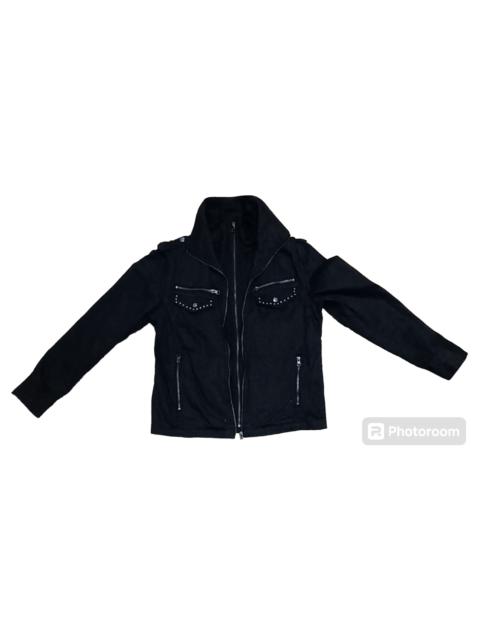 Other Designers If Six Was Nine - GROWTH IN THE ATTIC PUNK STUDDED DOUBLE ZIPPER JACKET
