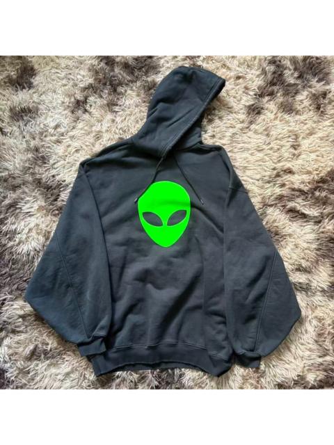 BALENCIAGA Balenciaga Alien Logo Black Hoodie