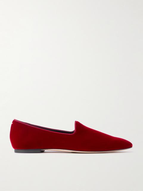 Aeyde Vanna Velvet Loafers