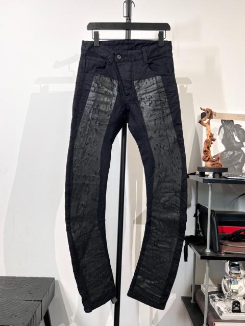 11 by Boris Bidjan Saberi Boris Bidjan Saberi 11bybbs P1 coated denim pants