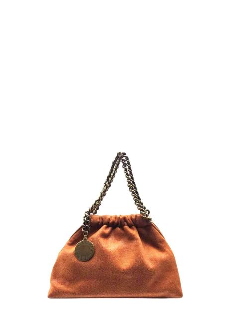 Stella McCartney Stella Mccartney Women Falabella Mini Eco Shaggy Deer Drawstring Bag With Vintage Gold Chain