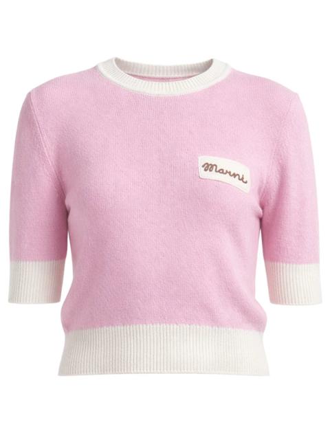 Marni CONTRAST ROUNDNECK SWEATER