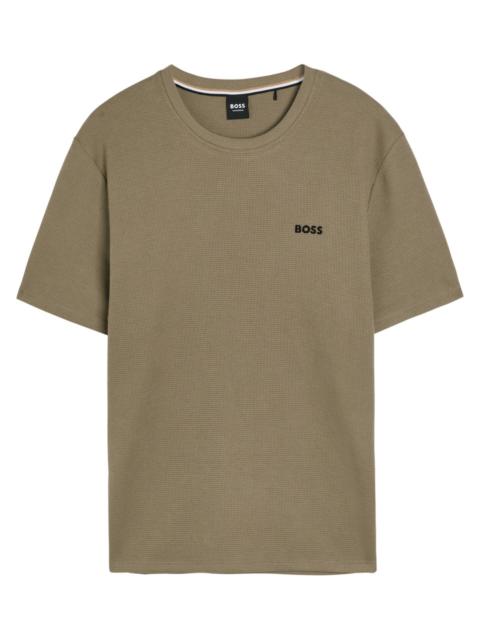 BOSS Boss Waffle Cotton-blend T-shirt