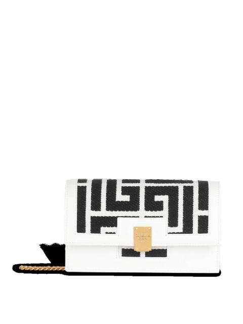 Balmain Balmain 1945 Monogram Jacquard Crossbody Bag