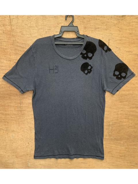 Other Designers Beauty Beast - Rare Hydrogen Velvet Skulls Print Long Sleeve Shirt