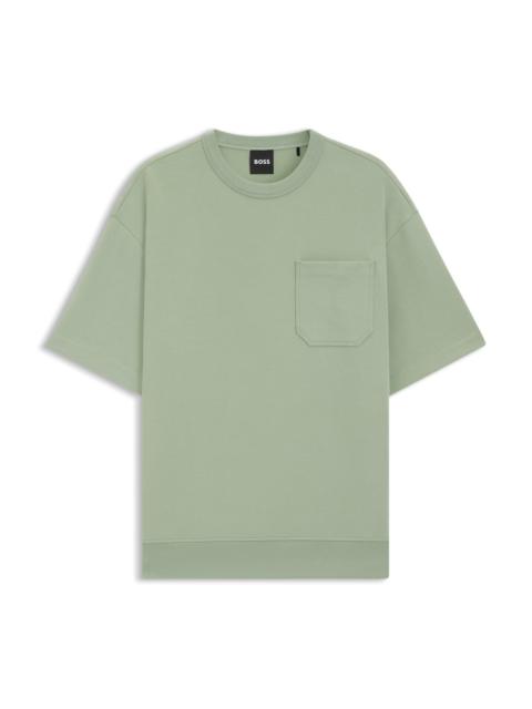 BOSS PEACHED T-SHIRT IN A COTTON BLEND