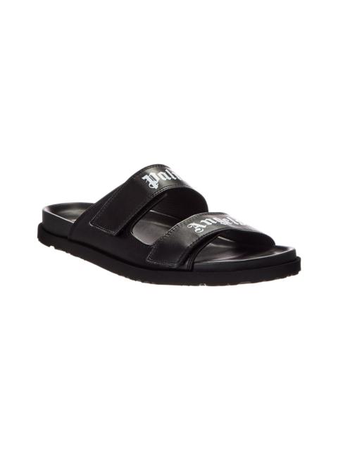 Palm Angels Palm Angels Logo Leather Sandal