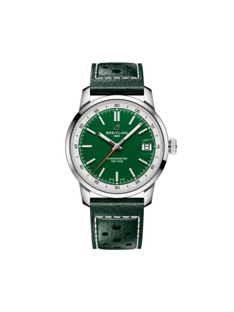 BREITLING Breitling Top Time Hand Wind Green Dial Men's Watch AB3113A71L1X1