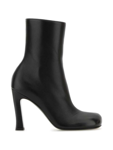 Bottega Veneta Black Leather Nico Ankle Boots