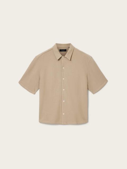 ALLSAINTS STALLONE OVERSIZED SHORT SLEEVE SHIRT