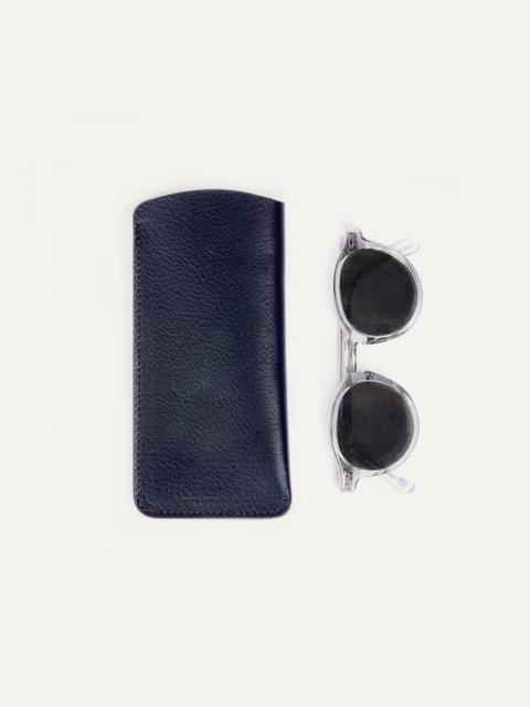 Bleu de Chauffe BINOCLE GLASSES CASE  -  NAVY BLUE