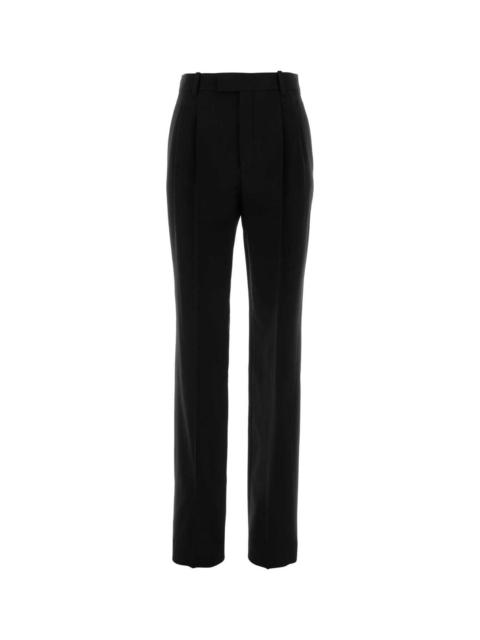 SAINT LAURENT Saint Laurent Women Black Wool Pant