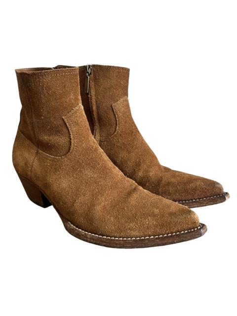 SAINT LAURENT Saint Laurent Suede Santiago Boots SZ 42.5