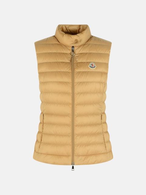 Moncler IGENS' BEIGE POLYAMIDE VEST