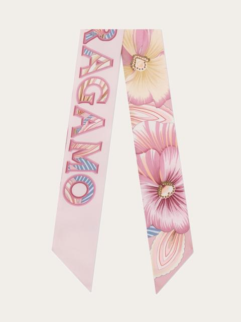 FERRAGAMO Brezza print silk bandeau