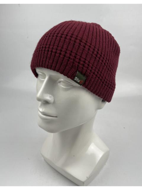Streetwear - vintage made in usa stussy beanie hat tc32