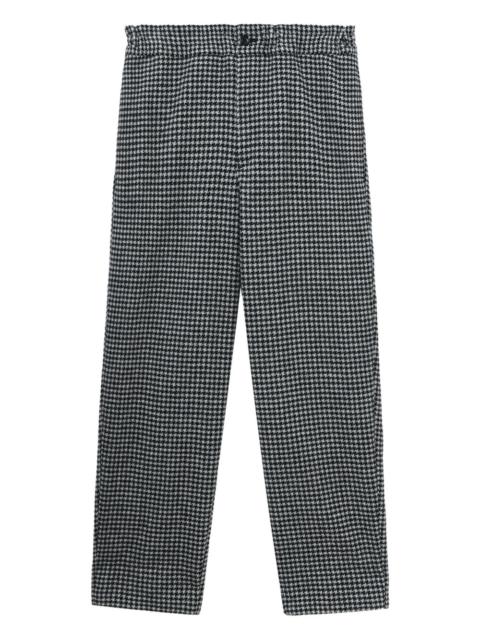 BLACK COMME des GARÇONS houndstooth-pattern trousers