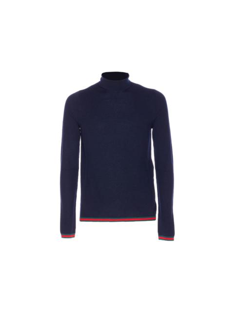 GUCCI Gucci Men Web Detail Sweater