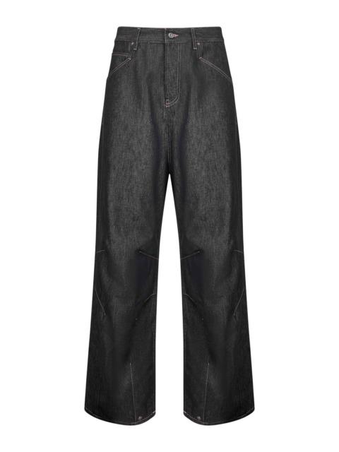 PDF Blue cotton denim Leggenda jeans