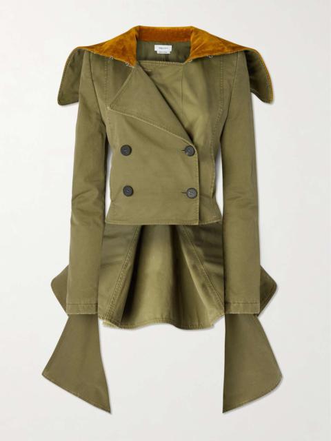 Alexander McQueen Twisted Spliced Jacket | REVERSIBLE