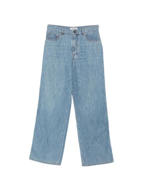 Miu Miu Miu Miu Women Flared Denim Jeans