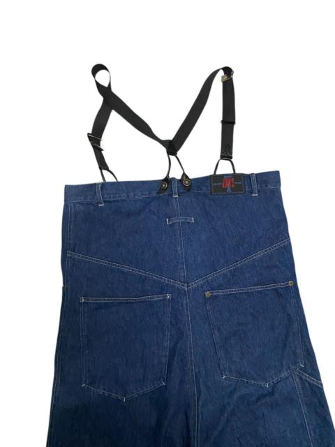 Vintage 90s Jeans Paul Gaultier Wideleg Suspender Jeans