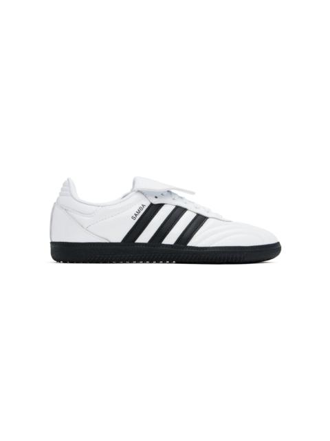 adidas Originals White Samba Long Tongue Sneakers