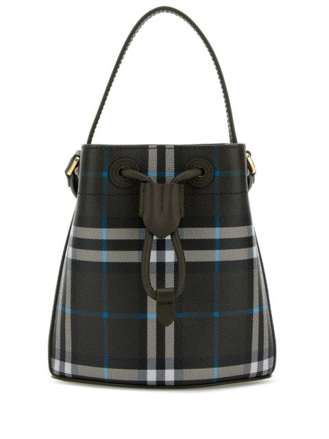 Burberry Women Printed Canvas Bucket Bag