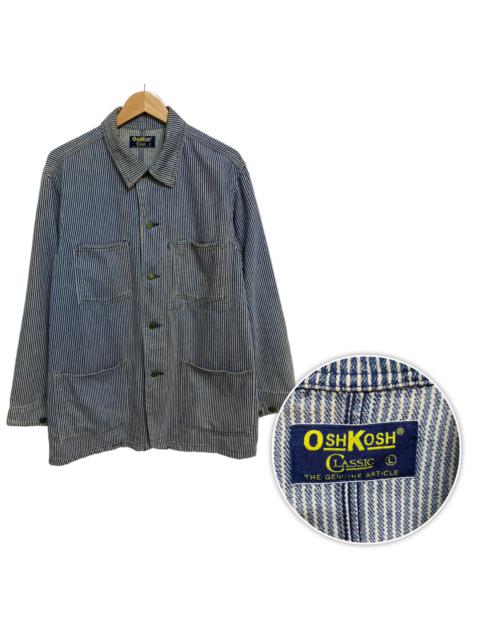 Other Designers Vintage - Vintage OSHKOSH Classic Hickory Denim Workers Jacket