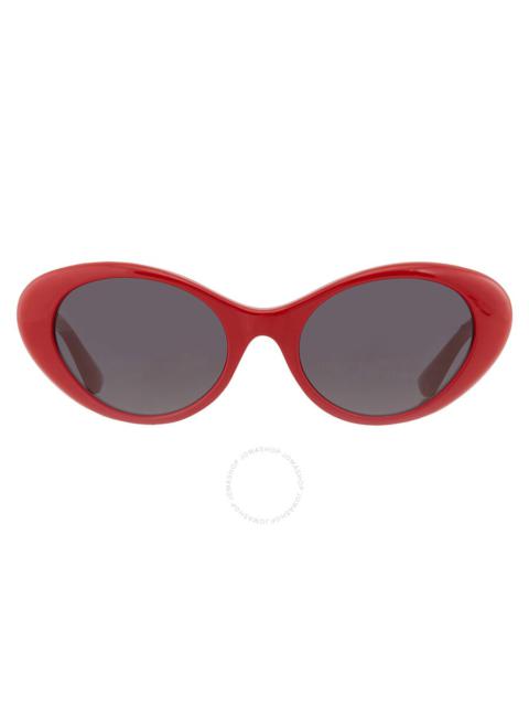 VERSACE Versace Dark Grey Oval Ladies Sunglasses VE4455U 534487 53