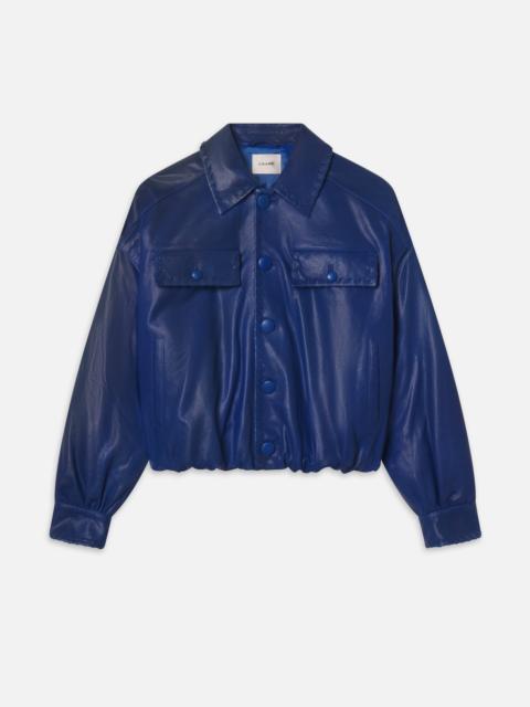 FRAME The Leather Bubble Jacket
