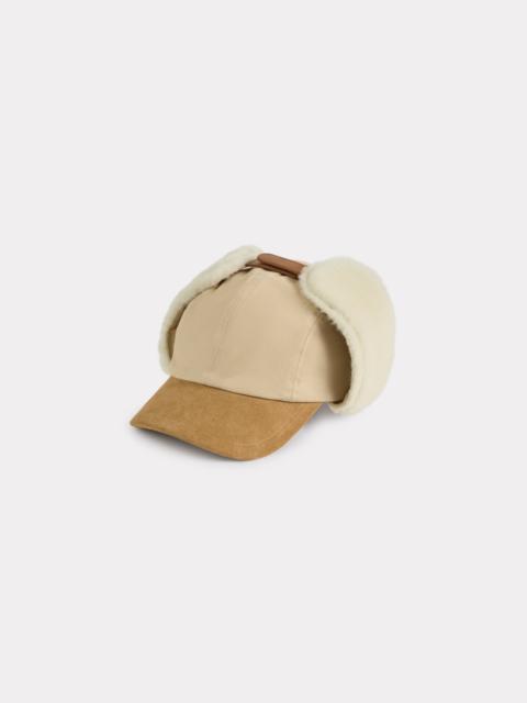 KENZO Hunting hat in shearling