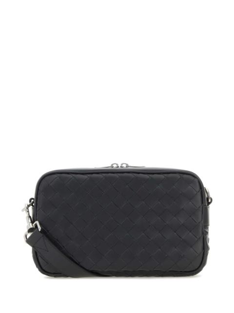 Bottega Veneta Bottega Veneta Men Slate Leather Crossbody Bag