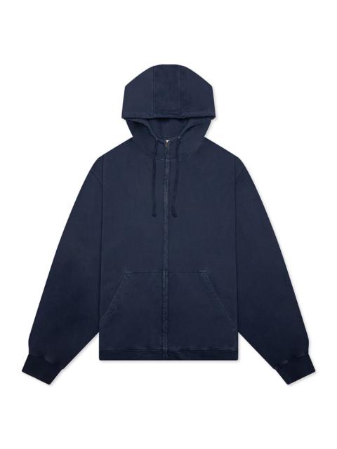 Maison Margiela ZIP-UP SWEAT HOODIE - VINTAGE BLUE