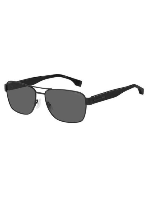 Other Designers Hugo Boss Polarized Grey Navigator Men's Sunglasses BOSS 1441/O/S 0807/M9 60
