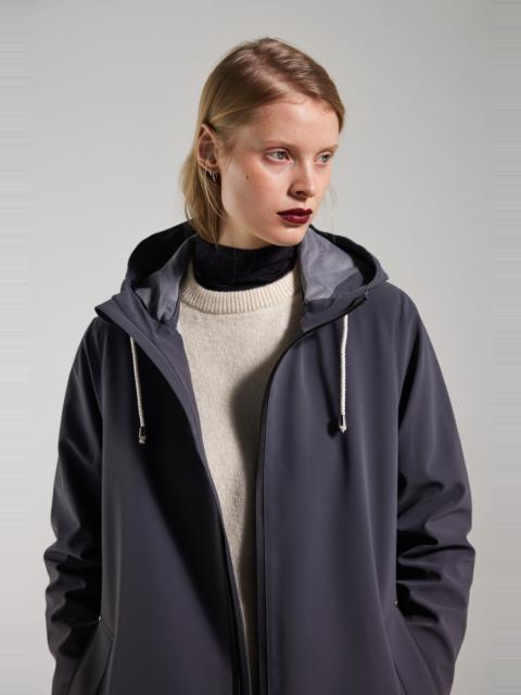 Stutterheim Mosebacke Lightweight Zip Matte Raincoat Metal