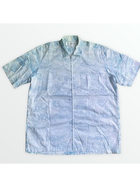 Comme Des Garçons SS01 Fish Oversize Zip Shirt Fit Large