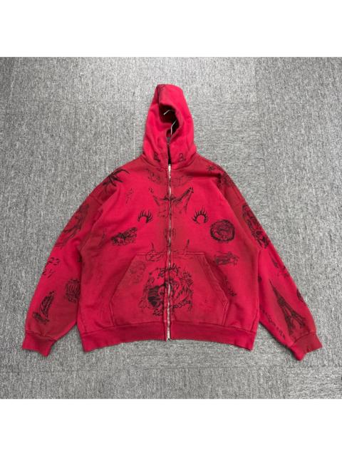 BALENCIAGA Balenciaga Tattoo Pattern Hoodie
