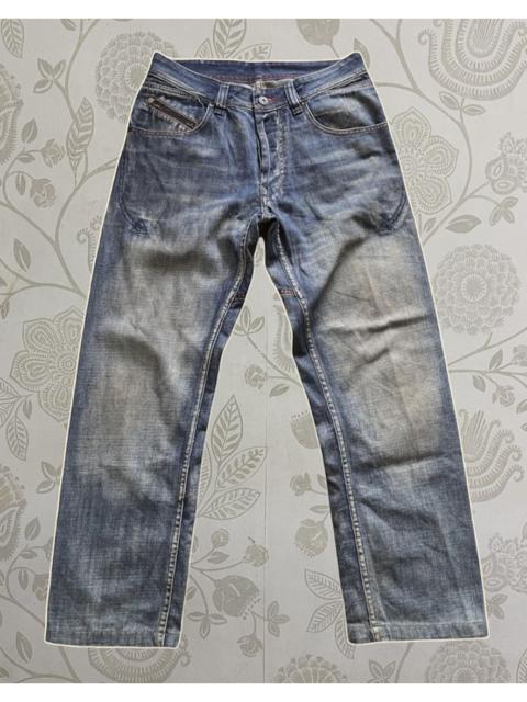 VINTAGE FADED DIESEL FLARE DENIM JEANS MADE IN ITALY