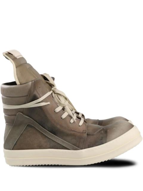 Rick Owens Rick Owens Men Geobasket Leather Sneakers