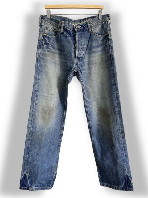 Vintage Fashion Victim Denim Japan Ripped Leg