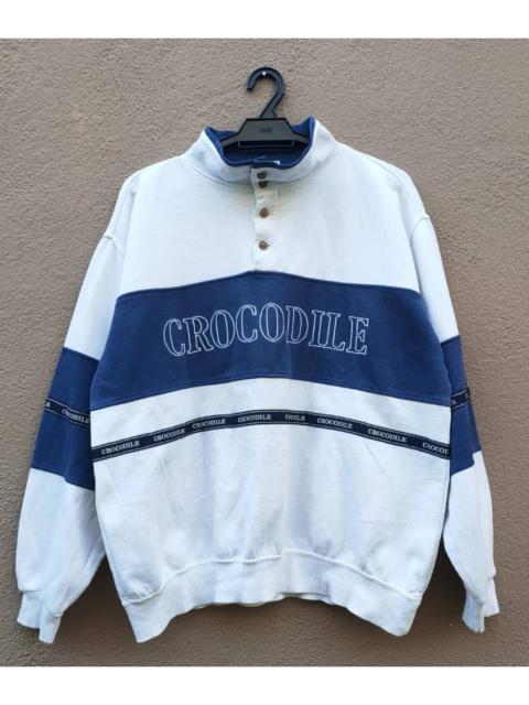 Other Designers Japanese Brand - Crocodile Embroidered Big Spellout Sweatshirt