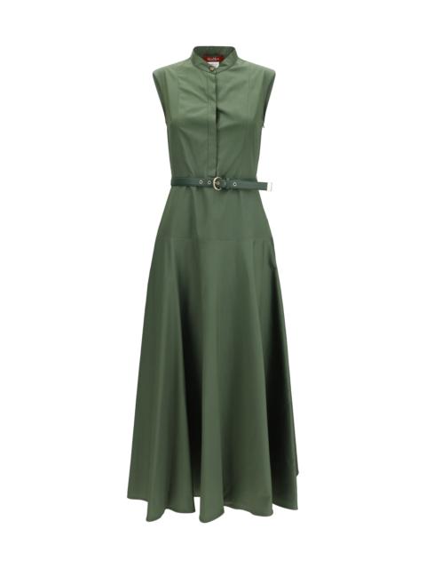 Max Mara Studio Max Mara Studio Cotton Poplin Fit-and-flare Dress