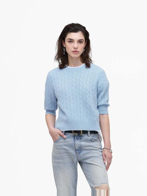 Marc Jacobs OPEN BACK BOW CABLE SWEATER