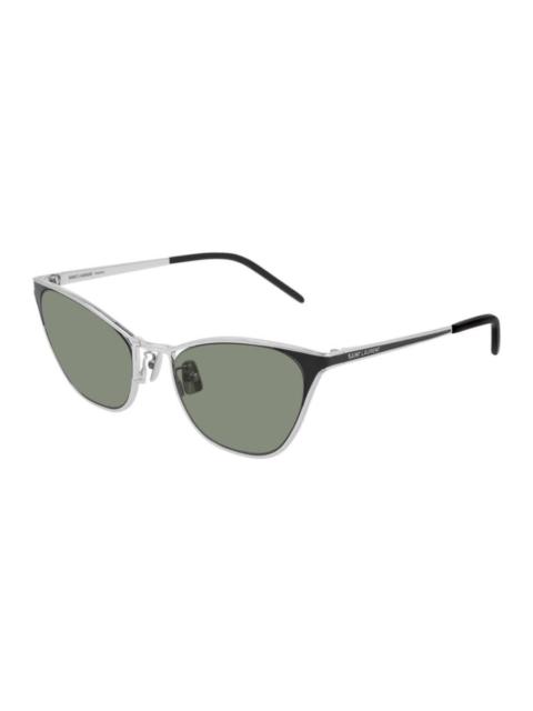 SAINT LAURENT Saint Laurent Ladies Black Cat Eye Sunglasses SL409 003