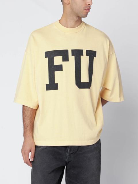 Fear of God Yellow oversized FU T-shirt