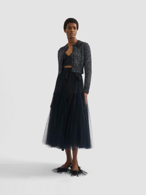 Erdem TULLE FULL MIDI SKIRT